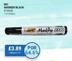 Bestway Bic marker black offer