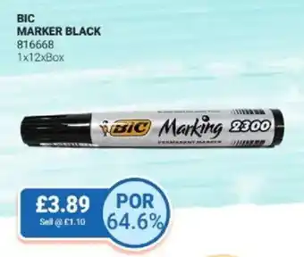 Bestway Bic marker black offer