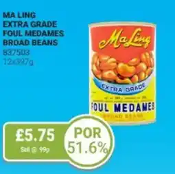 Bestway Ma ling extra grade foul medames broad beans offer