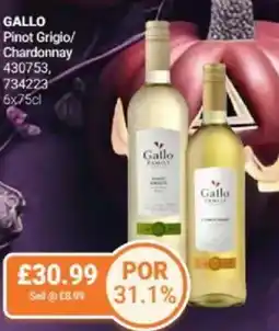 Bestway GALLO Pinot Grigio/ Chardonnay offer