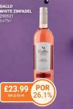 Bestway Gallo white zinfadel offer