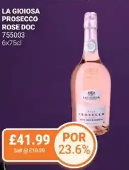 Bestway La gioiosa prosecco rose doc offer