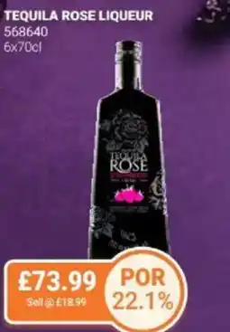 Bestway Tequila rose liqueur offer