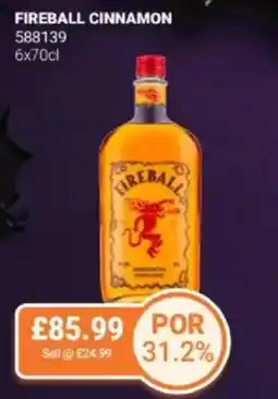 Bestway Fireball cinnamon offer