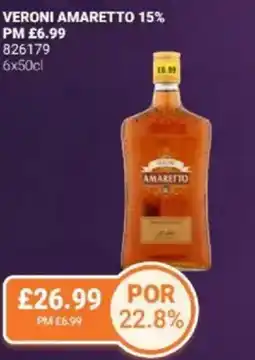 Bestway Veroni amaretto 15% offer