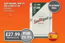Bestway San miguel 4pk 5% offer
