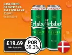 Bestway Carlsberg pilsner 3.4% offer
