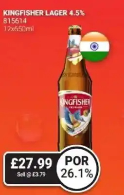 Bestway Kingfisher lager 4.5% offer