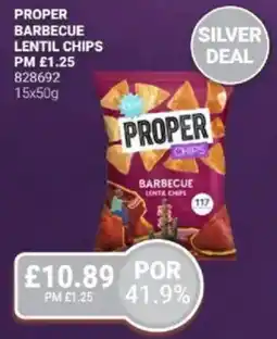 Bestway Proper barbecue lentil chips offer