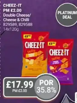 Bestway CHEEZ-IT Double Cheese/ Cheese & Chilli offer