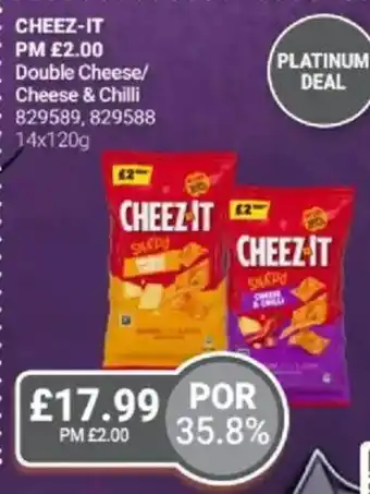 Bestway CHEEZ-IT Double Cheese/ Cheese & Chilli offer