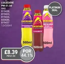 Bestway Lucozade offer