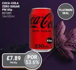 Bestway Coca-cola zero sugar offer