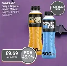 Bestway POWERADE Berry & Tropical/ Golden Mango offer