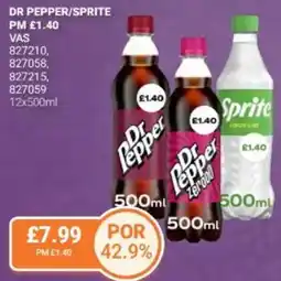 Bestway DR PEPPER/SPRITE offer