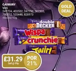 Bestway Cadbury offer