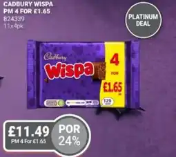 Bestway Cadbury wispa offer