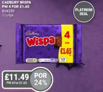Bestway Cadbury wispa offer