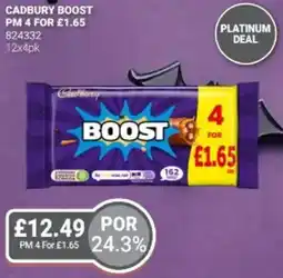 Bestway Cadbury boost offer