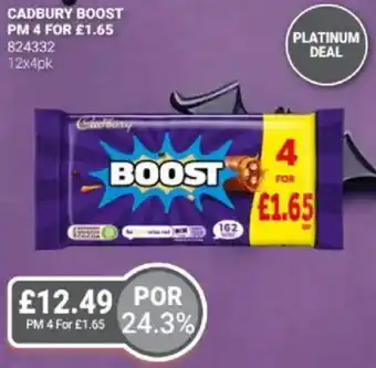 Bestway Cadbury boost offer