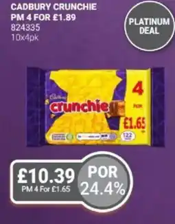 Bestway Cadbury crunchie offer