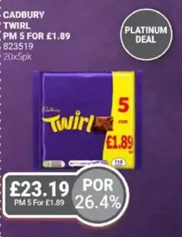 Bestway Cadbury twirl offer