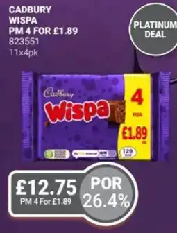 Bestway Cadbury wispa offer