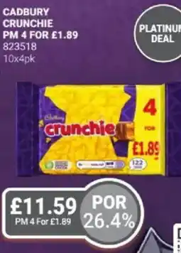 Bestway Cadbury crunchie offer