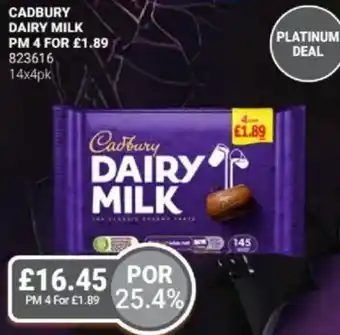 Bestway Cadbury dairy milk offer