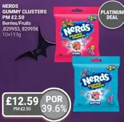 Bestway Nerds gummy clusters Berries/Fruits offer