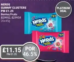 Bestway Nerds gummy clusters Berries/Fruits offer