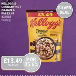 Bestway Kellogg's crunchy nut granola offer