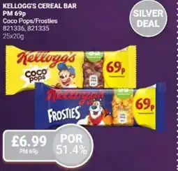 Bestway Kellogg's cereal bar Coco Pops/Frosties offer
