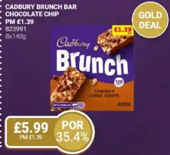 Bestway Cadbury brunch bar chocolate chip offer