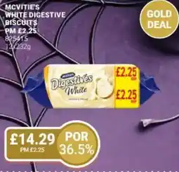 Bestway Mcvitie's white digestive biscuits offer