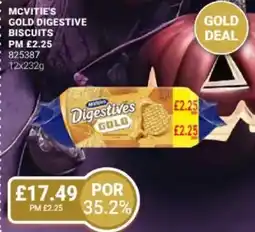 Bestway Mcvitie's gold digestive biscuits offer