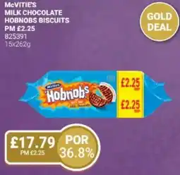 Bestway Mcvitie's milk chocolate hobnobs biscuits offer