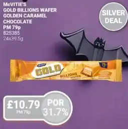 Bestway McVITIE'S Gold billions wafer golden caramel chocolate offer