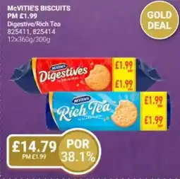 Bestway Mcvitie's biscuits Digestive/Rich Tea offer