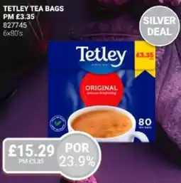 Bestway Tetley tea bags offer
