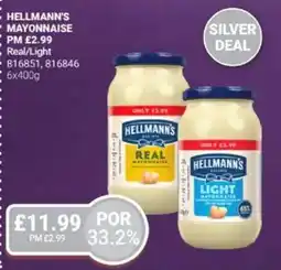 Bestway Hellmann's mayonnaise Real/Light offer