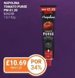 Bestway Napolina tomato puree offer