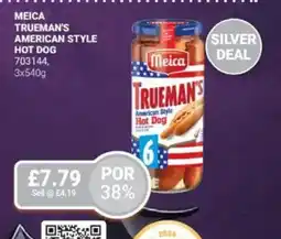 Bestway Meica trueman's american style hot dog offer