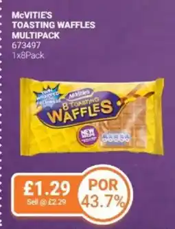Bestway Mcvitie's toasting waffles multipack offer