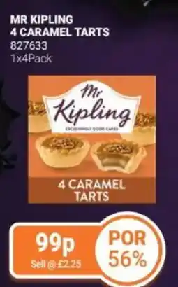 Bestway Mr kipling 4 caramel tarts offer