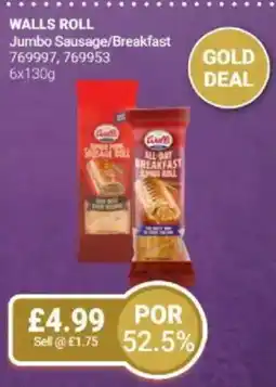 Bestway WALLS ROLL Jumbo Sausage/Breakfast offer