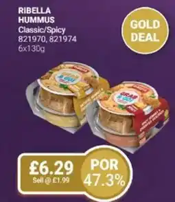 Bestway Ribella hummus classic/spicy offer