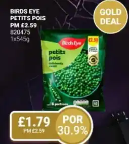 Bestway Birds eye petits pois offer