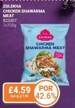 Bestway Zulekha chicken shawarma meat offer