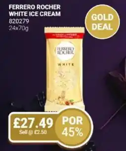 Bestway Ferrero rocher white ice cream offer
